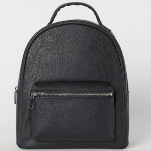 H&M Divided Small Faux Leather Backpack